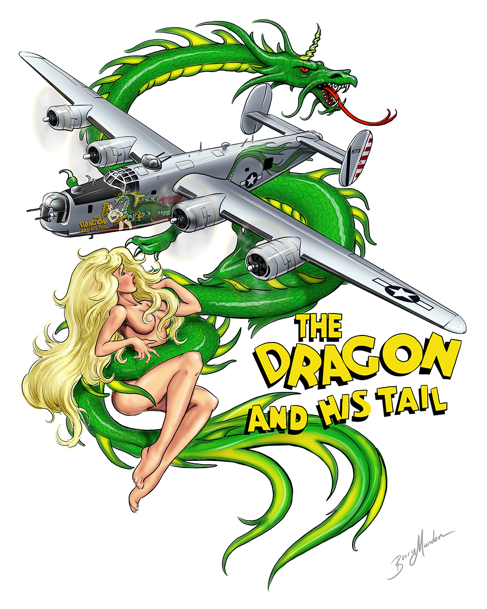 B-24 Dragon and His Tail nose art